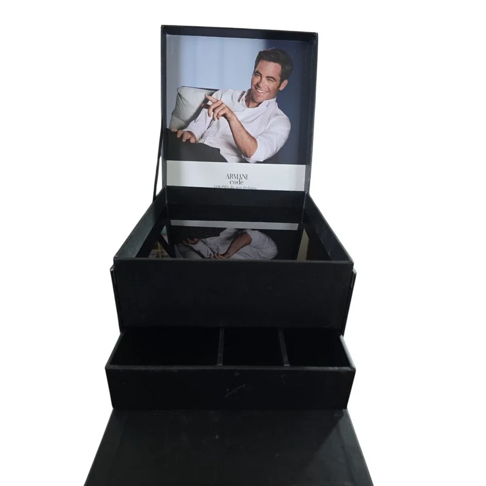 Giorgio Armani Code Colonia Black Empty Presentation Box w/ drawers 9